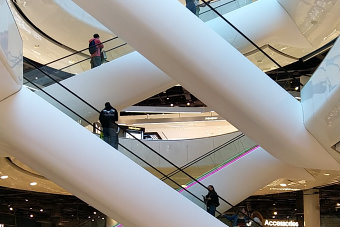 Bild: Rolltreppenwirrwarr Bild: Rolltreppenwirrwarr