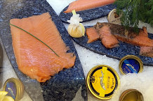 Bild: Austern, Lachs, Champagner Bild: Austern, Lachs, Champagner