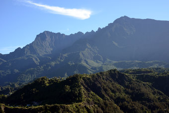 Bild: Blick zurück auf Cilaos Bild: