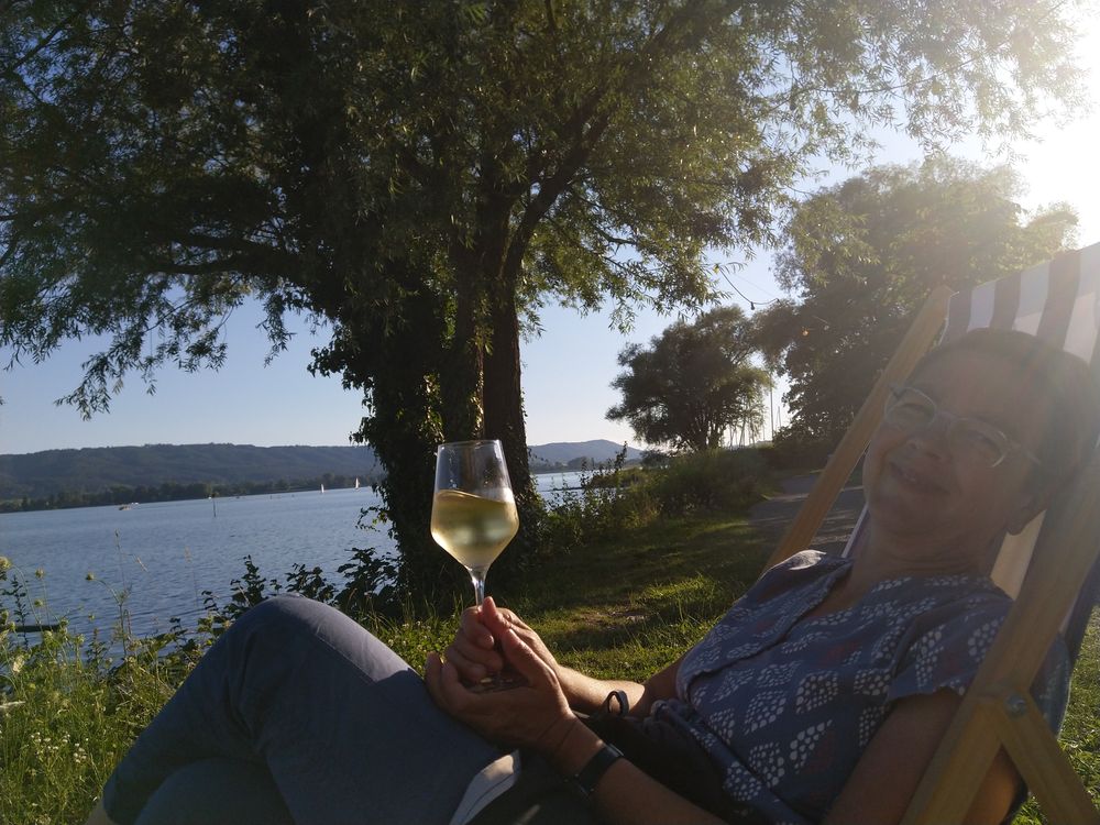 Absacker im Liegestuhl Absacker im Liegestuhl