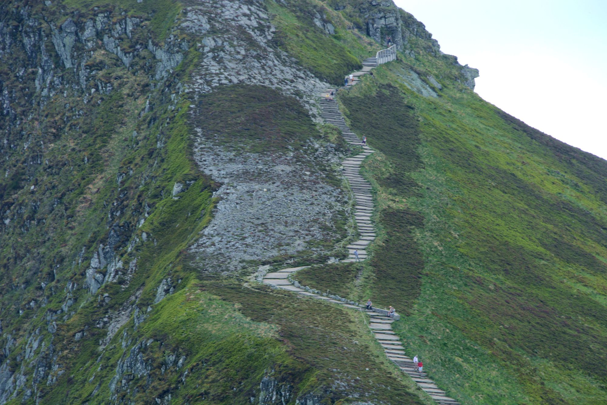 von der anderen seite sieht man die Steigung schon von der anderen seite sieht man die Steigung schons