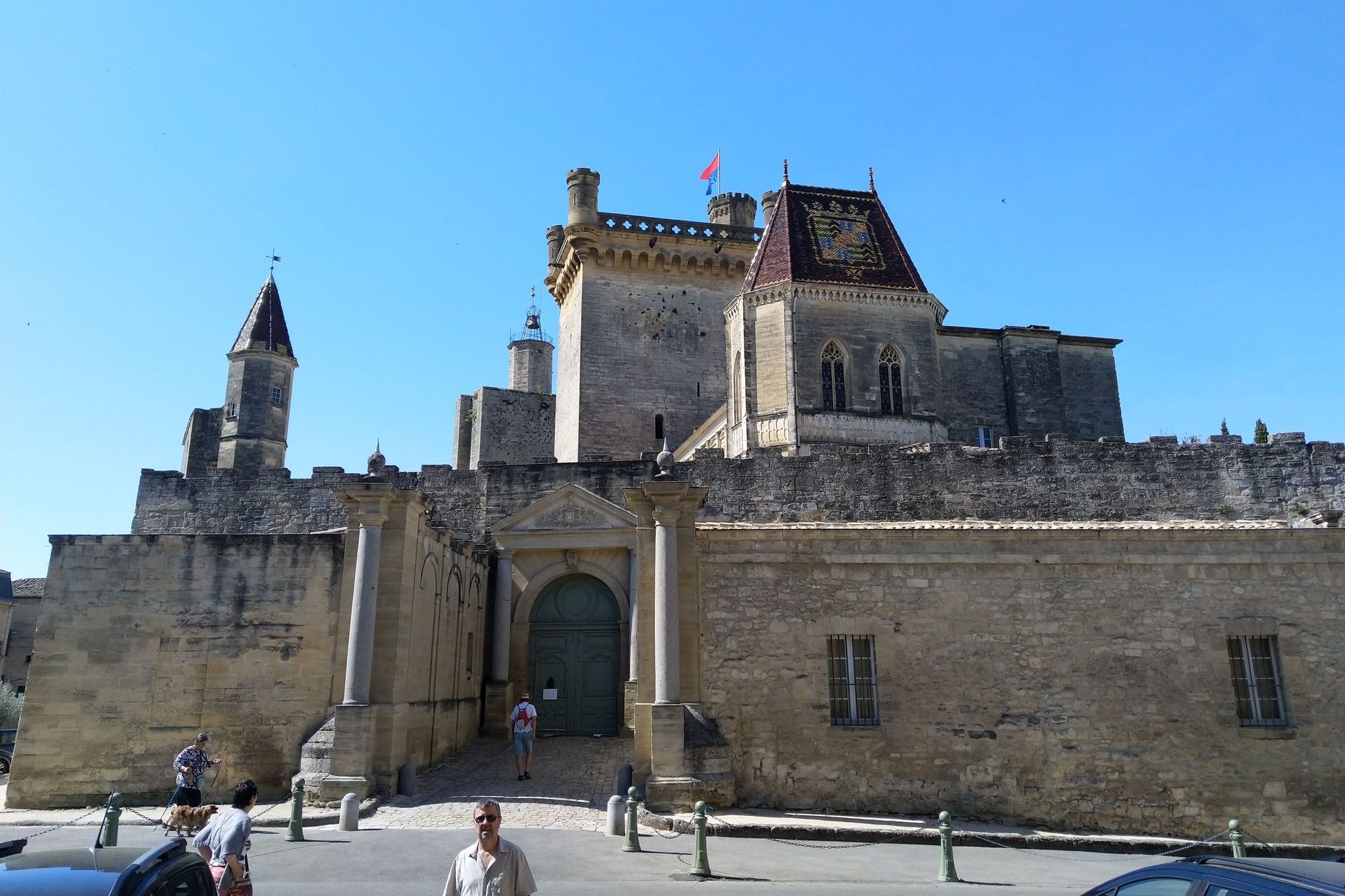 Der Herzogspalast in Uzès Der Herzogspalast in Uzès