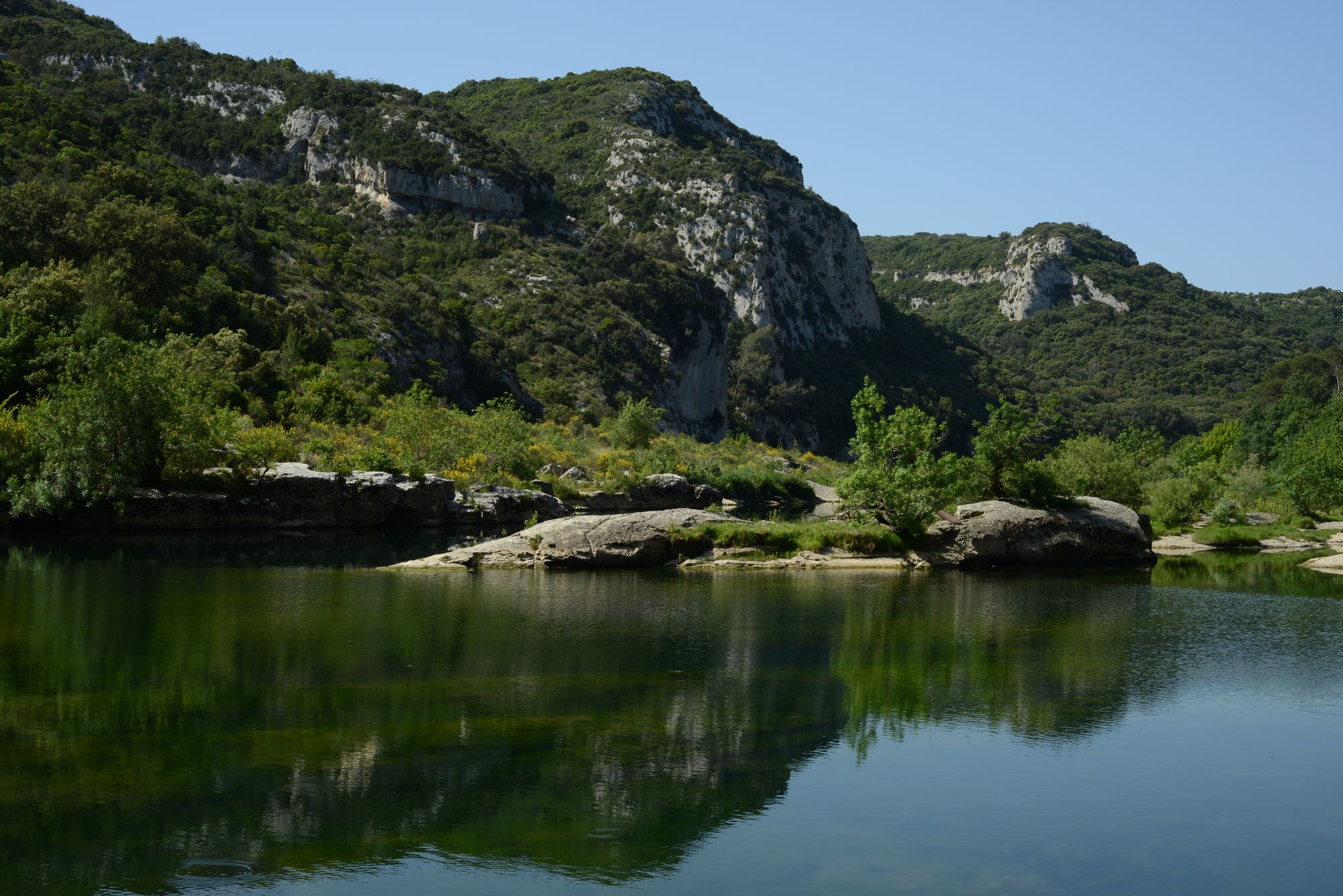 Der Gardon bei Collias Der Gardon bei Collias
