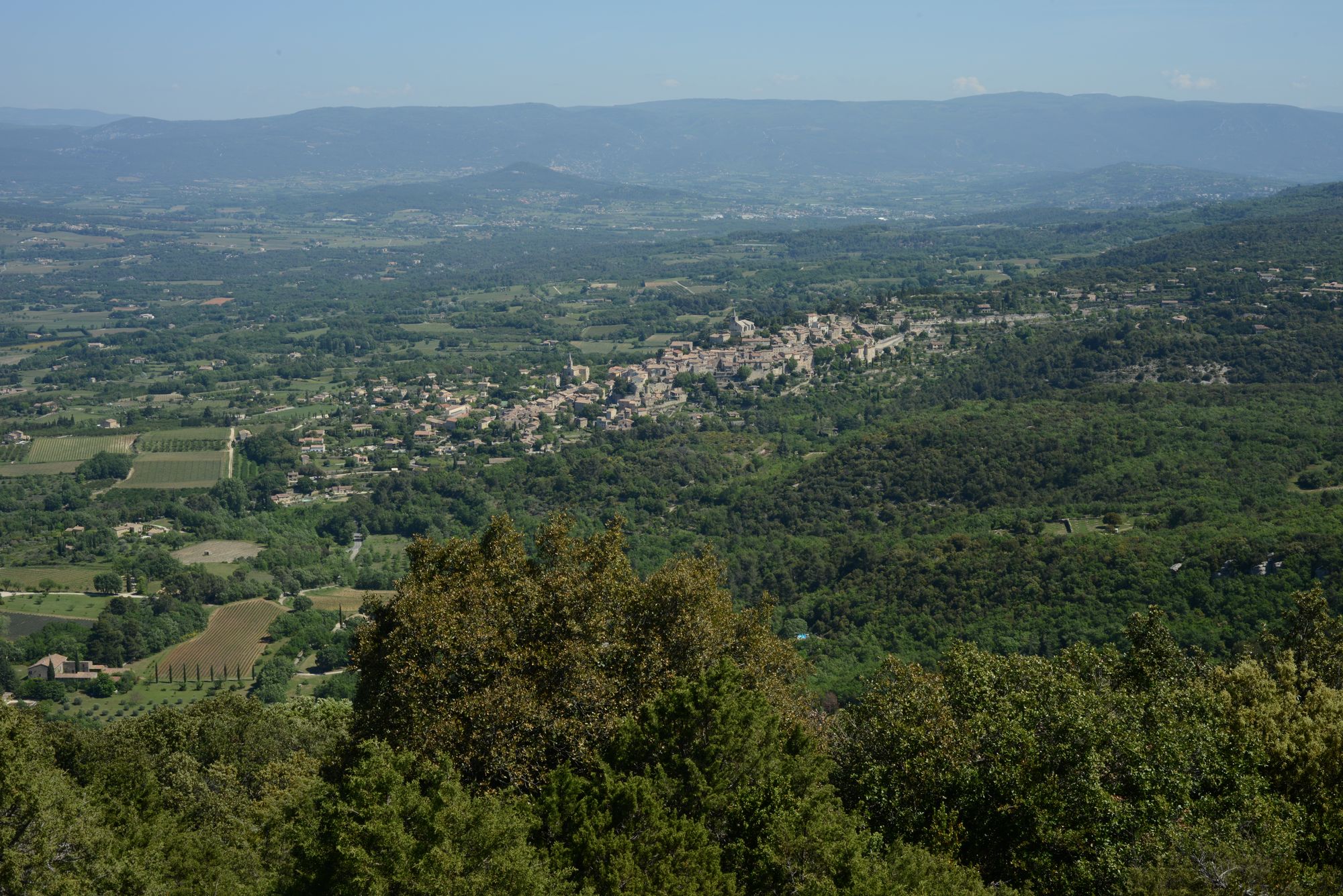 Blick auf Bonnieux Blick auf Bonnieux