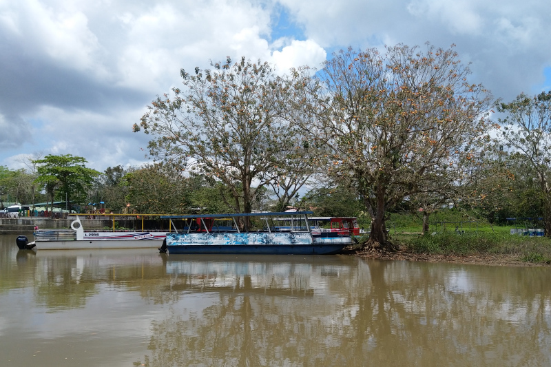 Boote am 'Hafen' von Los Chiles Boote am 'Hafen' von Los Chiles