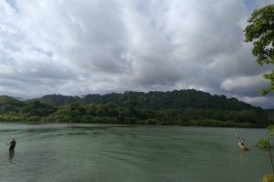 Angler im Wasser Angler im Wasser