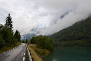 Gletscher in Wolken Gletscher in Wolken