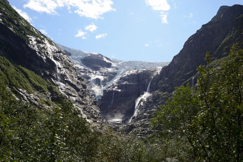 Der Kjenndal-Gletscher Der Kjenndal-Gletscher