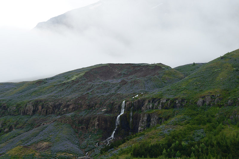 Am Búðarárfoss geht es los Am Búðarárfoss geht es los