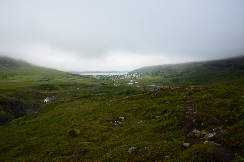 Seyðisfjörður verschwindet im Nebel Seyðisfjörður verschwindet im Nebel
